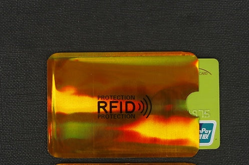 NFC card sets anti-magnetic anti-theft brush bank card sets security shielding signal anti-theft RFID payment tin foil card sets