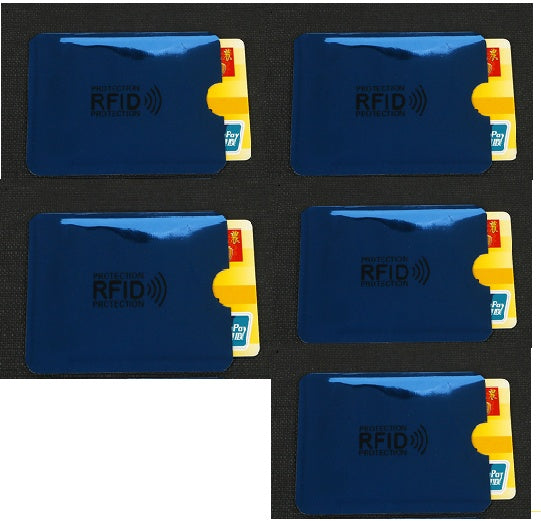 NFC card sets anti-magnetic anti-theft brush bank card sets security shielding signal anti-theft RFID payment tin foil card sets