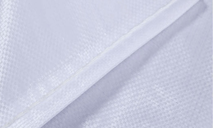 Woven Bag White Waterproof And Moisture-Proof Double Layer Plus Lined Plastic Snakeskin Bag Custom Wholesale