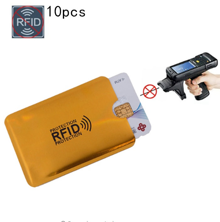 NFC card sets anti-magnetic anti-theft brush bank card sets security shielding signal anti-theft RFID payment tin foil card sets