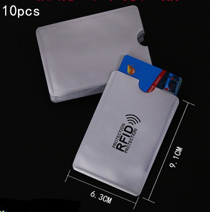 NFC card sets anti-magnetic anti-theft brush bank card sets security shielding signal anti-theft RFID payment tin foil card sets