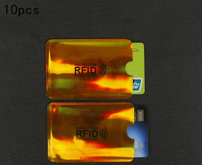 NFC card sets anti-magnetic anti-theft brush bank card sets security shielding signal anti-theft RFID payment tin foil card sets
