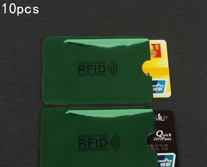 NFC card sets anti-magnetic anti-theft brush bank card sets security shielding signal anti-theft RFID payment tin foil card sets