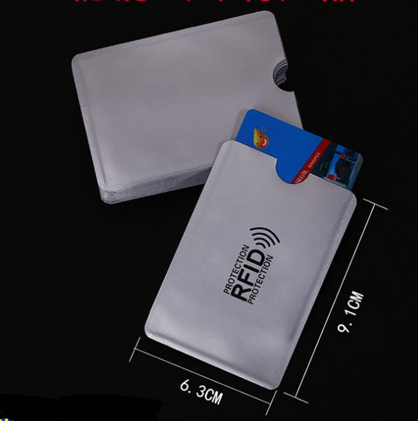 NFC card sets anti-magnetic anti-theft brush bank card sets security shielding signal anti-theft RFID payment tin foil card sets