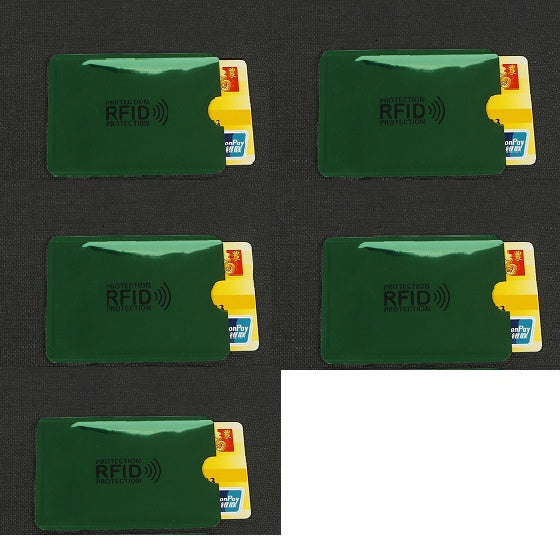 NFC card sets anti-magnetic anti-theft brush bank card sets security shielding signal anti-theft RFID payment tin foil card sets