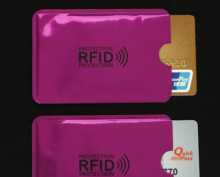 NFC card sets anti-magnetic anti-theft brush bank card sets security shielding signal anti-theft RFID payment tin foil card sets