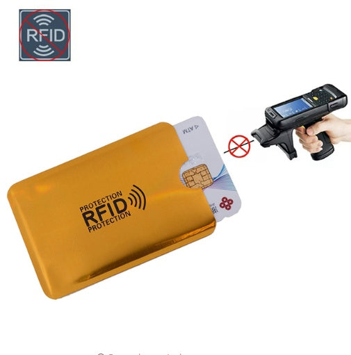 NFC card sets anti-magnetic anti-theft brush bank card sets security shielding signal anti-theft RFID payment tin foil card sets