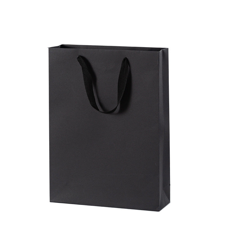 Black Verticle Business Gift Bag Clothing Ornament